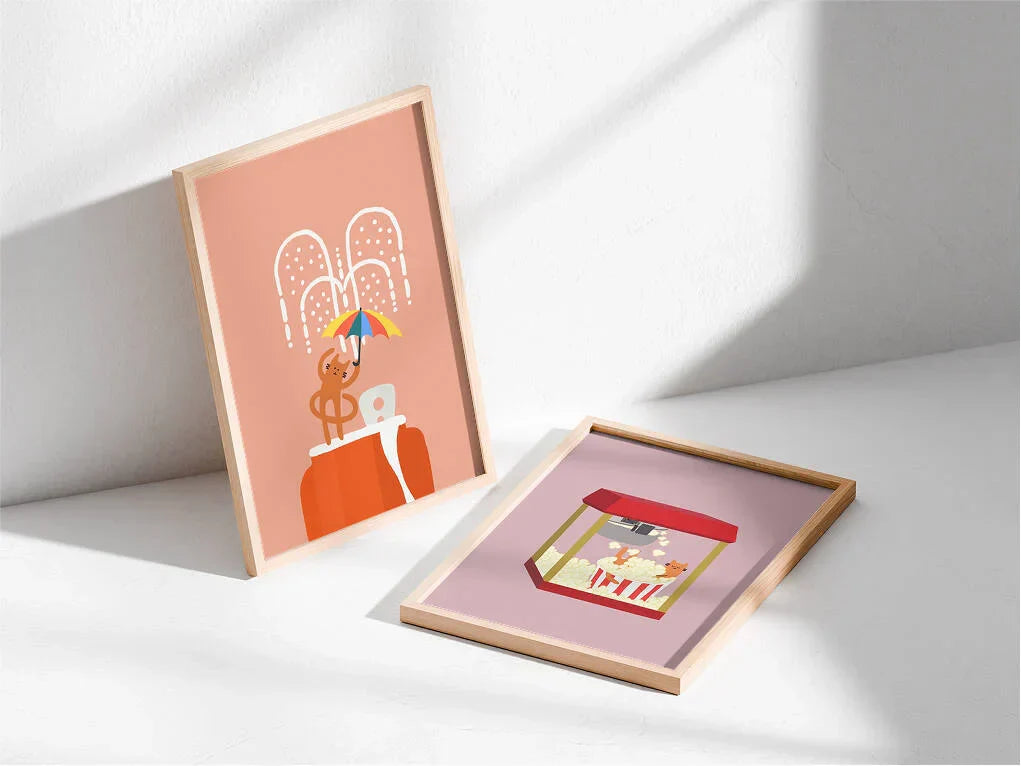 "Soda Rain" Matted Print – Inspired by Hawaii 💙