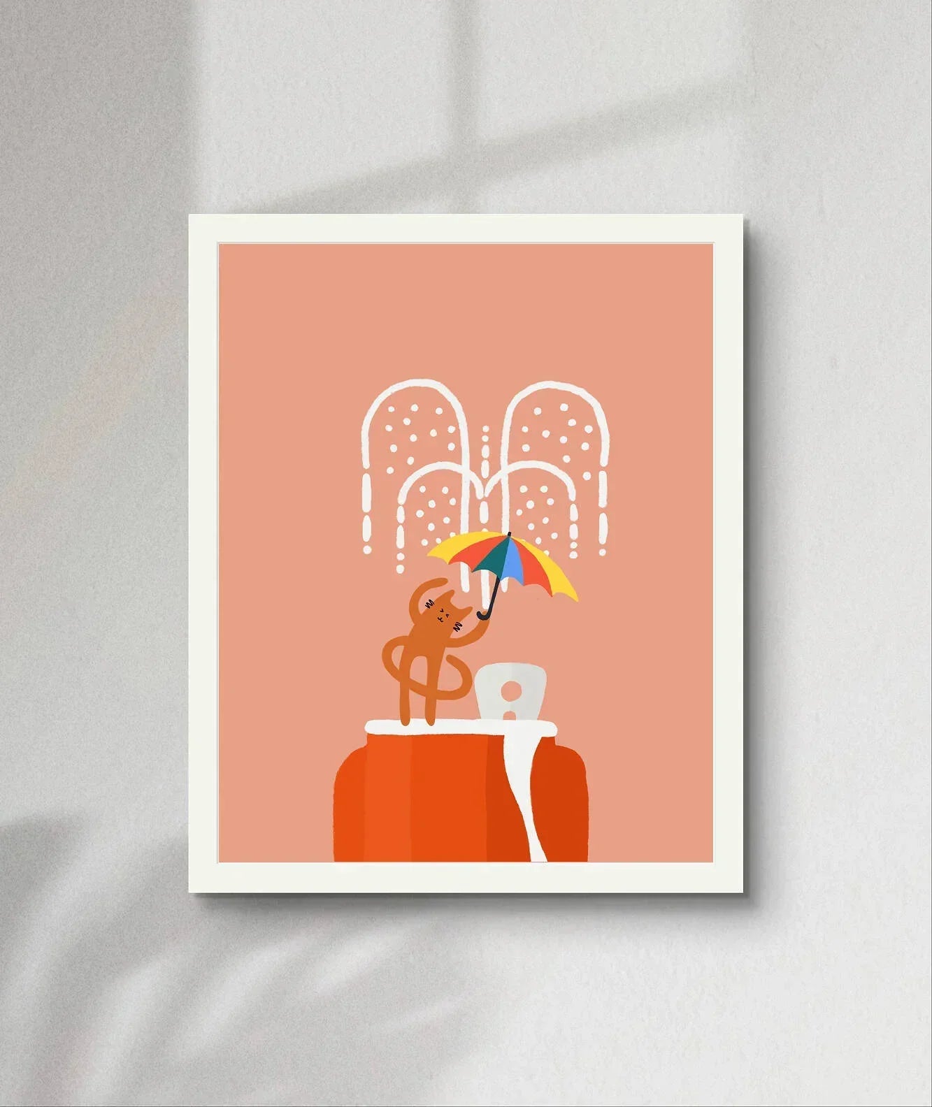 "Soda Rain" Matted Print – Inspired by Hawaii 💙