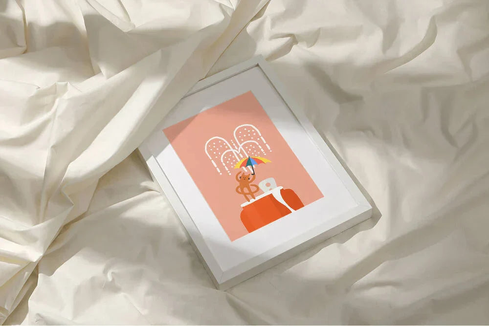 "Soda Rain" Matted Print – Inspired by Hawaii 💙